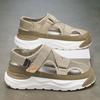 Men's Anti Slip Wear-resistant Fashionable Sports Sandals Thick Soled Breathable Mesh Perforated Shoes Men's Shoes Trendy Shoes