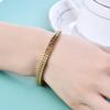 European & American Hip Hop 6MM Dragon Bone Snake Chain Bracelet - Fashionable Titanium Steel