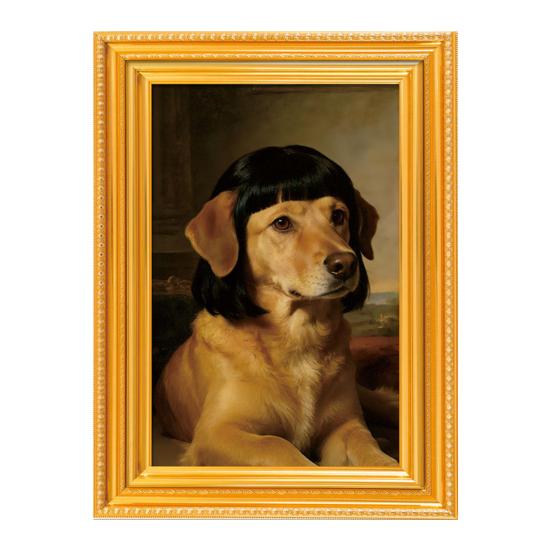 

Yousheng Wooden Photo Frame Refrigerator Magnet Animal Frame Fridge Magnet Home Office Whiteboard Decorative Accessories Humorous V