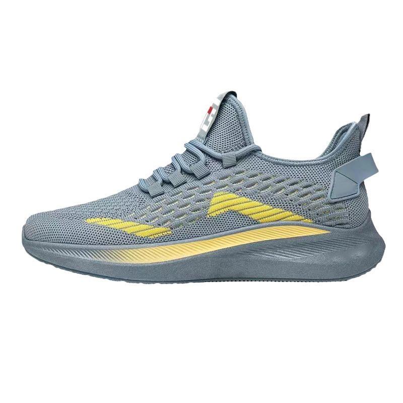 Fashion Spring and summer new mesh breathable men's shoes, thin, anti slip and wear-resistant running sports and leisure shoes