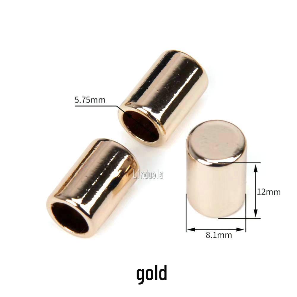 6MM Round Metal Drawstring Stopper Buckle for Hoodie, Pant, and Hat Adjustments