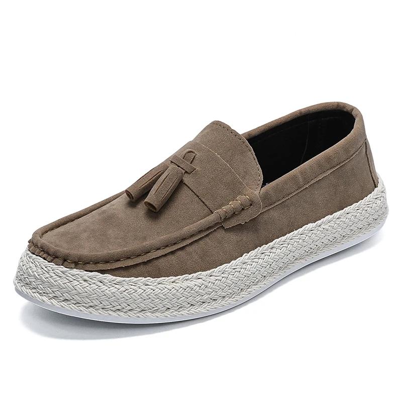 Lightweight Men Casual Shoes Lazy Shoes Male Breathable Slip-on Suede Mens Driving Shoes Comfortable Loafers Moccasins Zapatos
