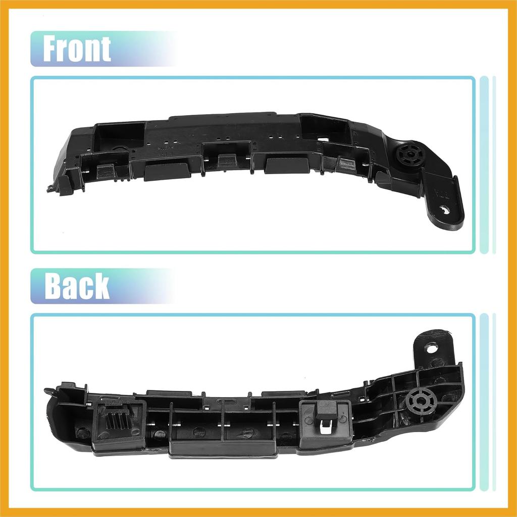 1 Pair Left Right Side Car Front Bumper Mounting Support Bracket for Honda HRV 2016-2021 Replacement