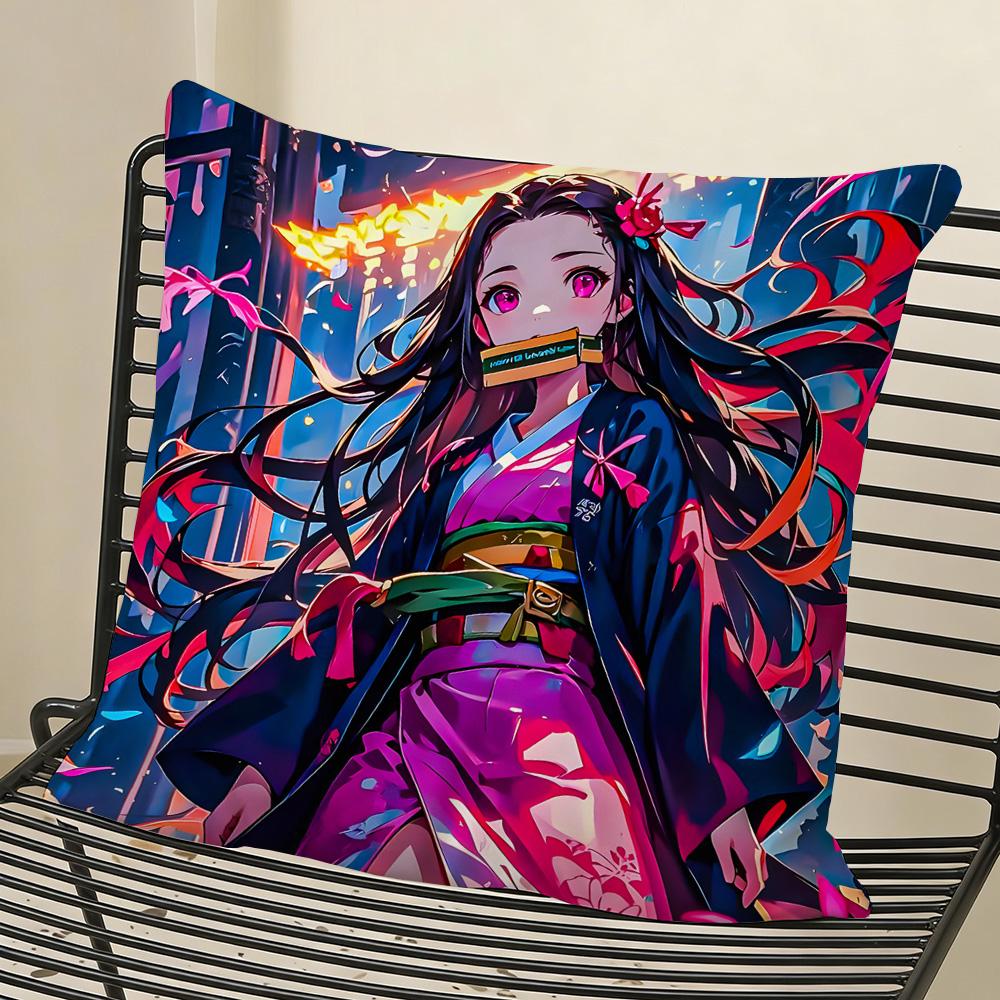 Popular Anime Pillow Cases Home Decor Items Personalized Gifts Decorative Sofa Cushions Cover Interior Decoration Cushion Covers