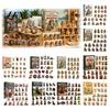 Christmas Countdown Calendar Dog Advent Calendar, 24Pcs Acrylic 2D Pet Ornament Set with Hanging String, Tree Decor, Gift for Lovers To