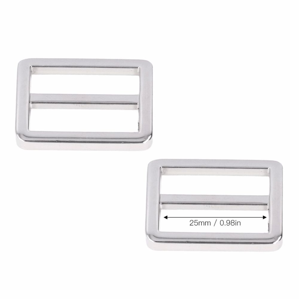 10pcs Durable Metal Metal Slide Buckle Wear Resistant Adjustable Buckle  DIY Project