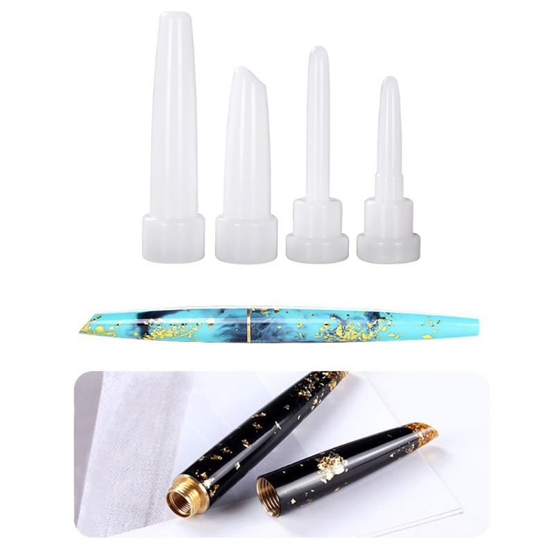 1 Set Ballpoint Epoxy Casting Mold Fountain Pen Epoxy Mold Silicone Pen Molds Resin Mold Pen Style Pen Casting Mold