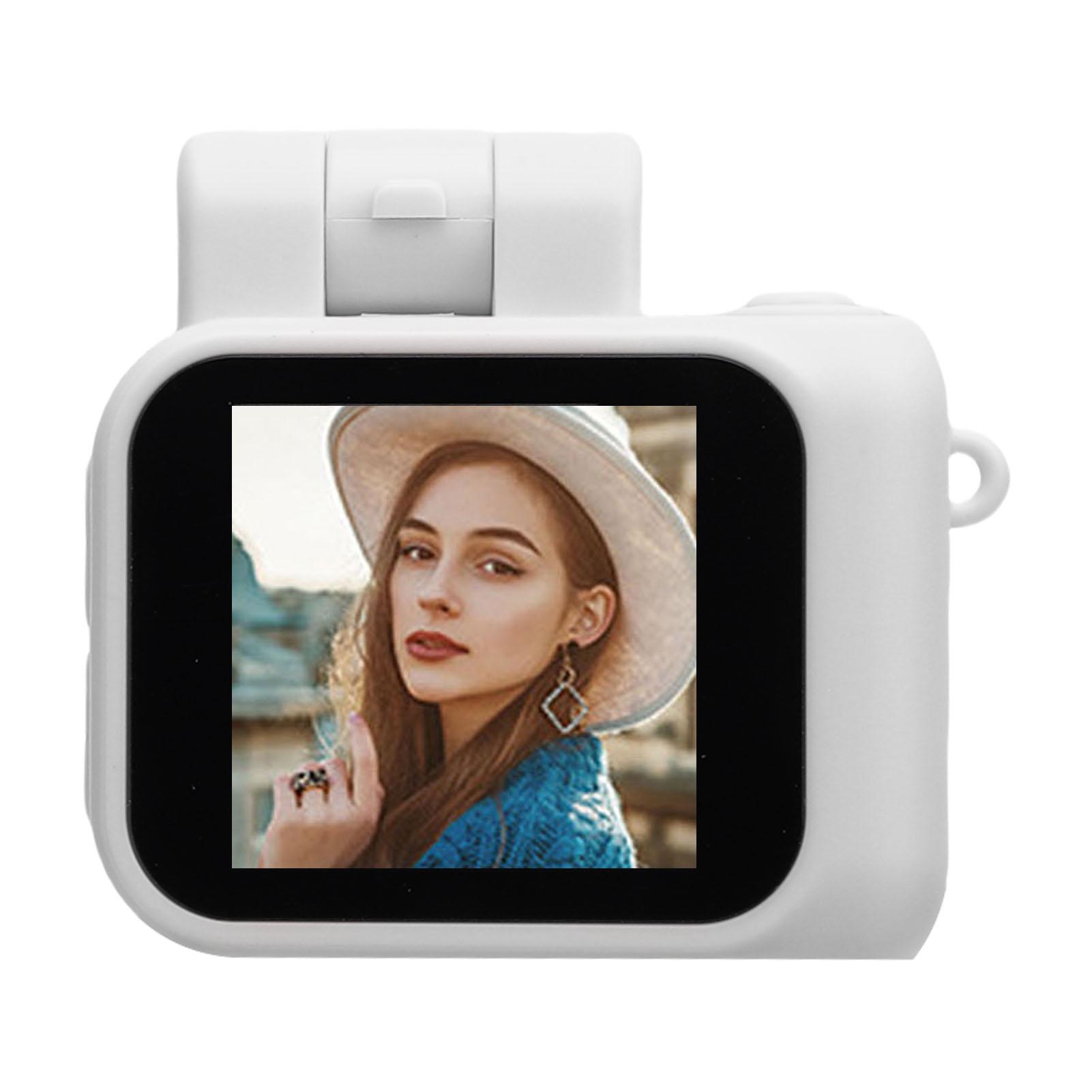 Камера-брелок 1080P 1,44-дюймовый экран Встроенная вспышка Портативная крошечная цифровая камера для студентов, путешествий, повседневного использования