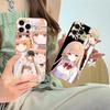 Angel Mahiru Shina Anime Phone Case for iPhone 16 15 14 13 12 11 X XR XS Pro Max Plus Mini Clear Transparent Luxury Cover Pretty