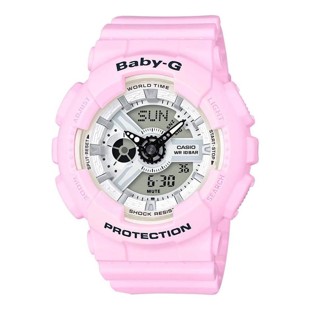 Casio Baby-G BA-110BE-4A Women s Watch Pink Analog Quartz Overseas Model
