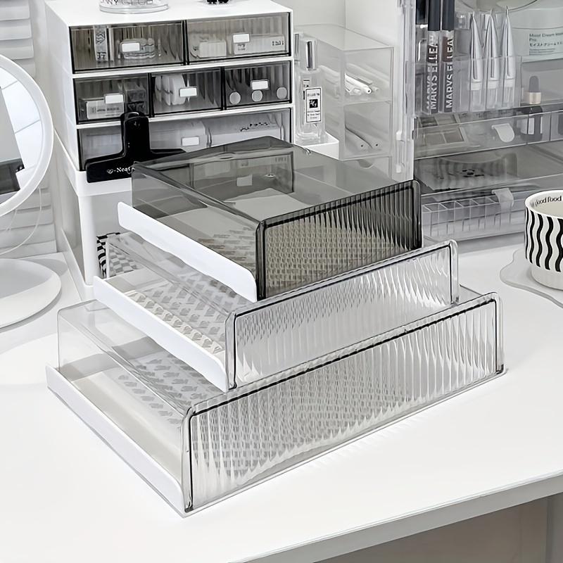 Under-Desk Drawer Organizer - Lightweight PET Storage Box for Office and Student Desks, Wall-Mounted Design