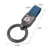crbuk5 Luxury Leather Metal Key Chain Fashion Keychain Key Ring For Volvo XC90 V90 V60 XC60 V40 S80 S60 S90 C40 XC40 V70 XC70 C30 C70