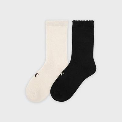 SOCKS APPEAL RIBBON GIRL Short Embroidery SET