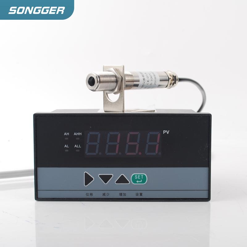 Non Contact IR Temperature Sensor 0-600 Degree 12-36VDC Analog Output 4-20mA 0-10V RS485 for Industrial Automation