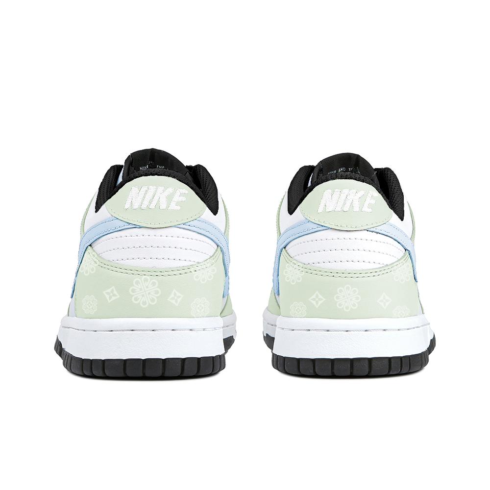 Nike Dunk Slip Resistant Abrasion Resistant Low top Skateboard Shoes Unisex Green White DD1391-100(Team354- )