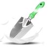 Gardening Tool Set Stainless Steel Trowel with Non-Slip Handle Transplanter Tool Hand Rake with Storage Tote Gift