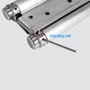 Silver Stainless Steel Two Way Door Hinge Rust Proof and Smooth Movement
