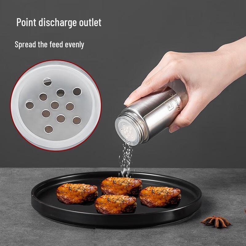 Meichu 10-Piece Glass Oil and Spice Condiment Set