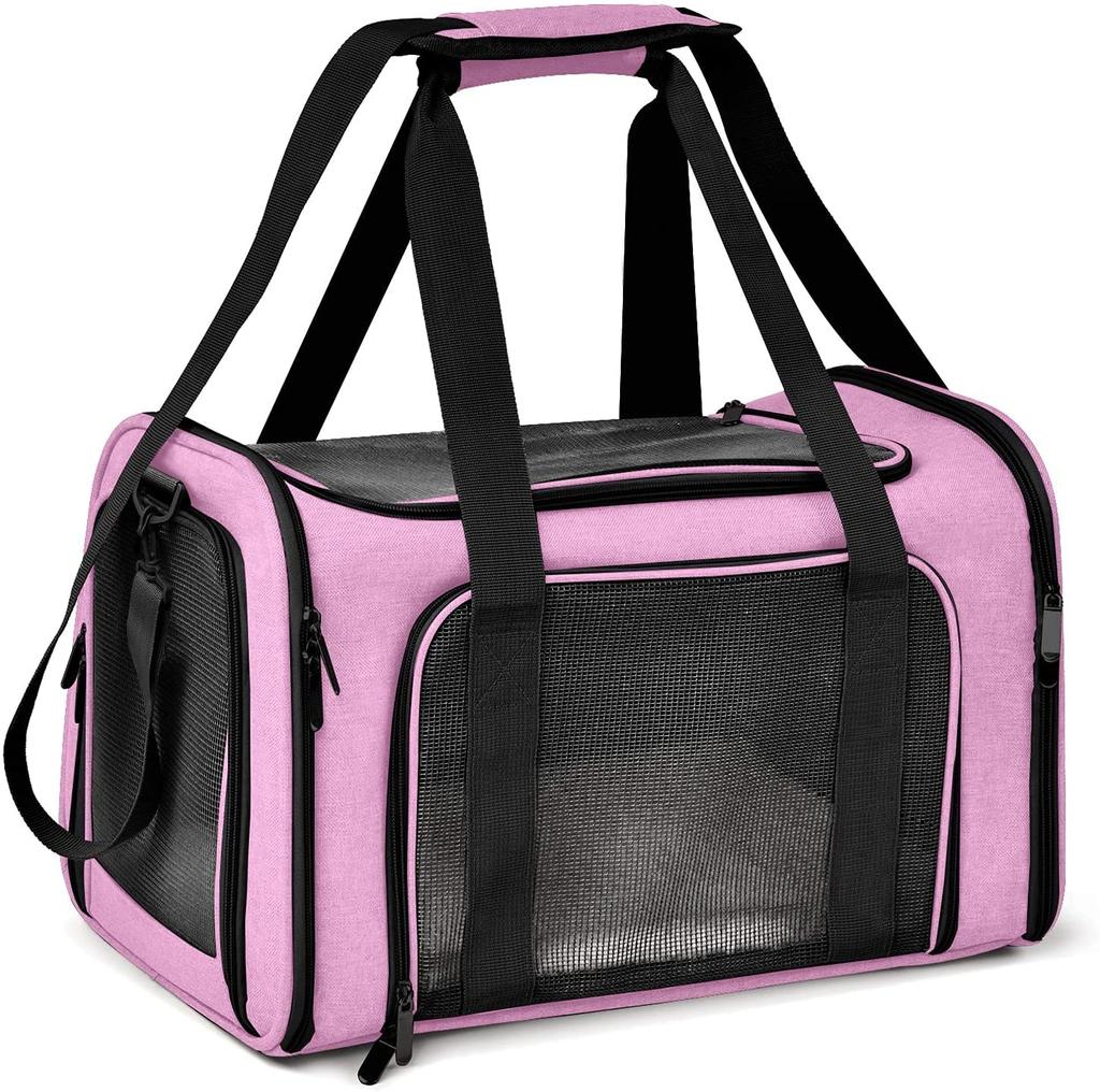 Wayfurr Foldable Cat Carrier with Improved Mattress Ideal for and Hospital Features Washable Detachable Large 7kg Weight Capacity Core, Outings,