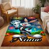 Looney Tunes: Name Frames Customize Text Floor Rug Office Rug Suitable for Dining Room Living Rooms Outdoor Kitchen Anti-slip Rug Office home decor