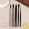 100Pcs Drinking Straws Black Flexible Wedding Party Supplies Drinking Straws Kitchen