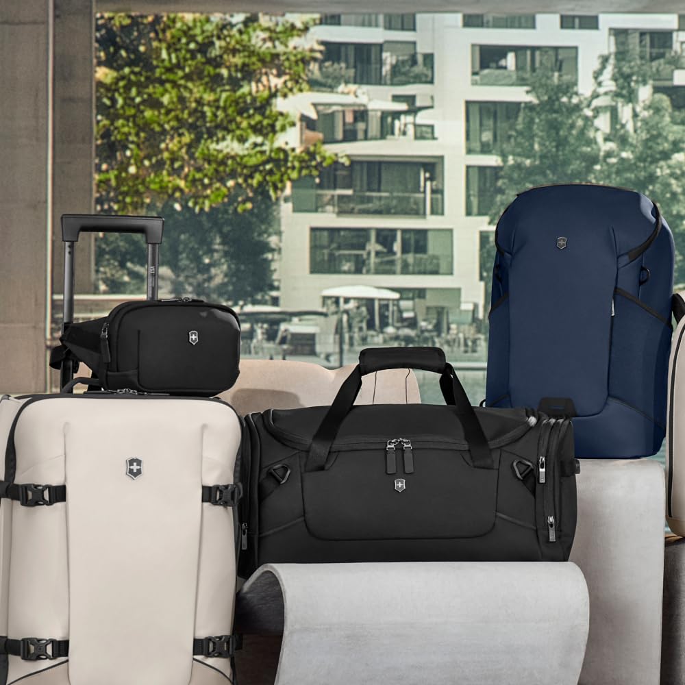 Victorinox Altmont Modern Belt Bag with Earphone Sound Pocket and Smartphone 3L Antibacterial Perfect for International Black Pocket, Capacity,