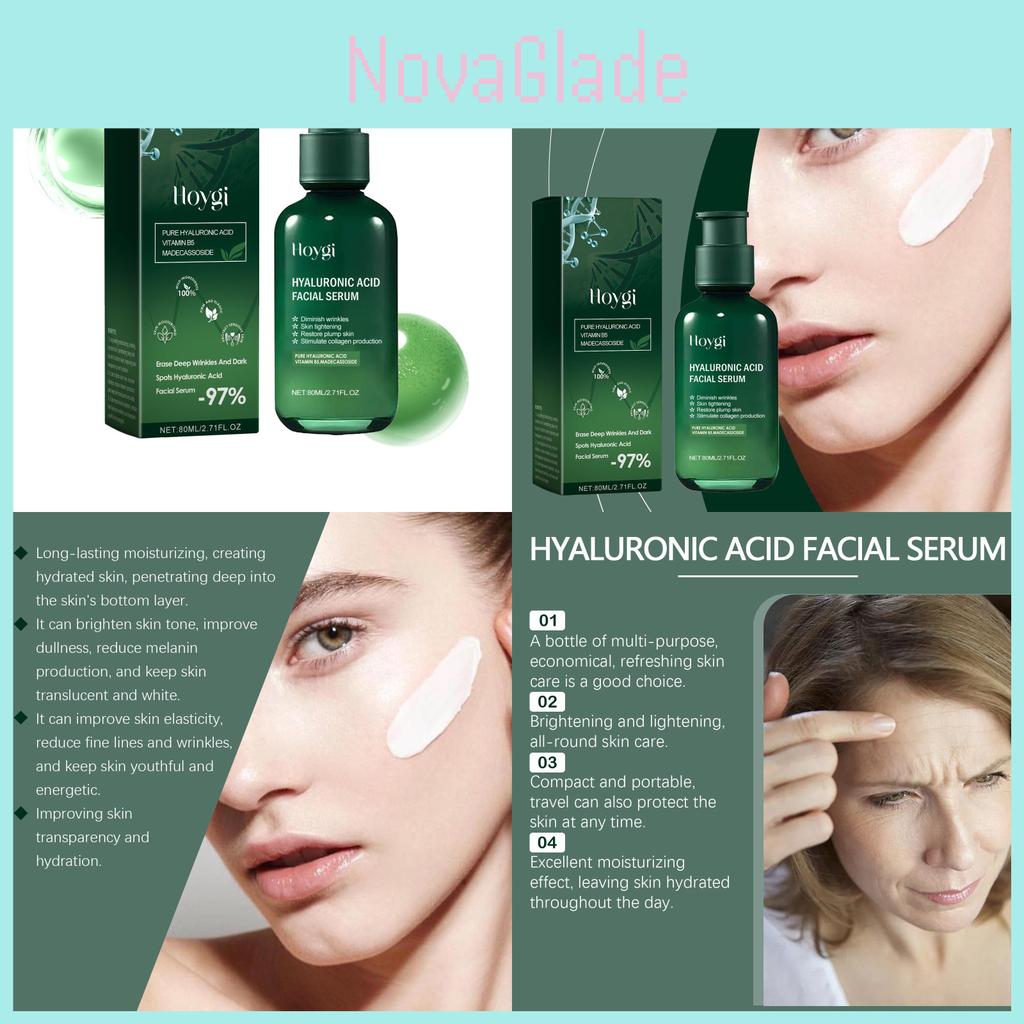 Hoygi Facial Serum Brightening Hydrating Moisturizing Anti-wrinkle Skin Elixir For Youthful Radiance