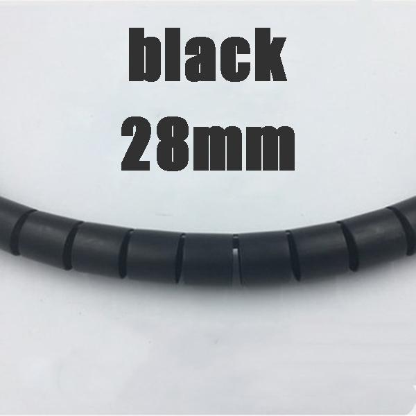 Flexible Spiral Cable Organizer Clips, Storage Pipe, Cord Protector, Cable Winder, Desk, Tidy, Accessories, Tools, 1m