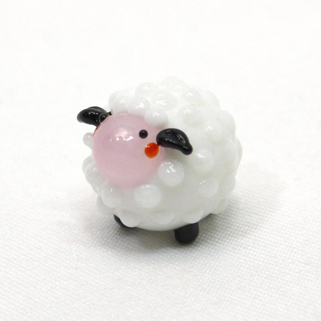 Cute Handmade Glass Zodiac Lucky Sheep CKK287