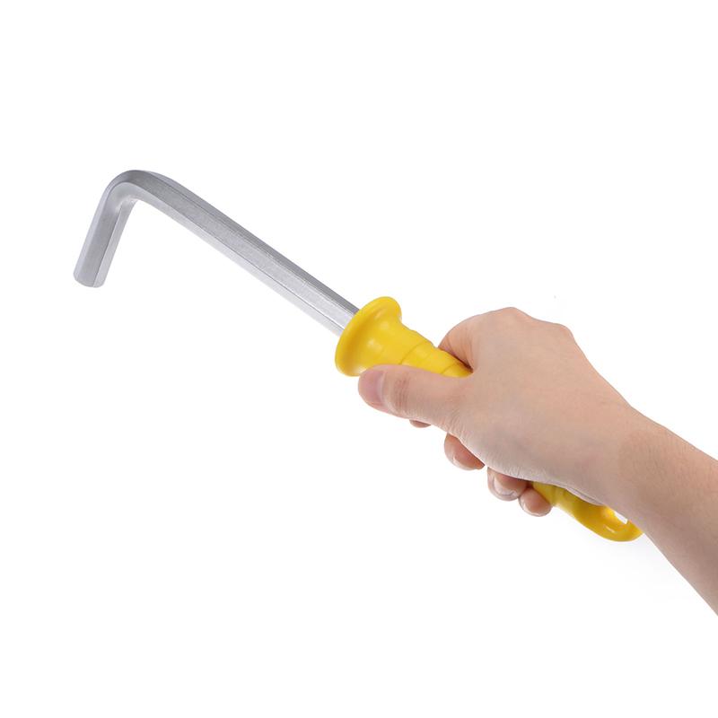 12mm 14mm L Shaped Long Arm Hex Key Wrench Allen Key Wrench CR-V Repairing Tool with Plastic Handle Hand Tools
