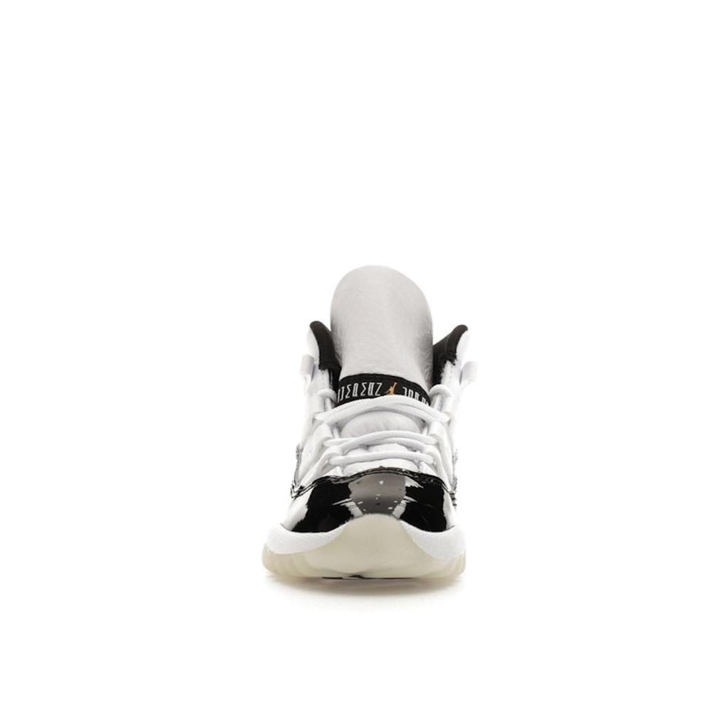 Air Jordan 11 Retro TD Gratitude / Defining Moments Baby Sneakers White Black Metallic-Gold 378040-170