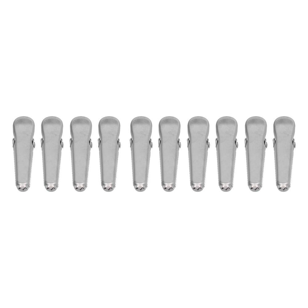 10 PCS Silver Bag Sealing Clip Food Storage Bag Clip  Snacks Storage Bread Storage