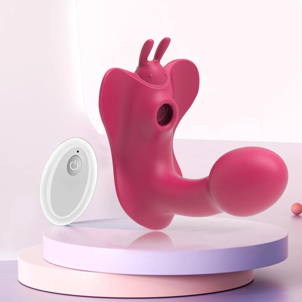 Clitoral Sucking Vibrator Remote Control Clit Sucker Stimulator Vaginal Massager Real Dildo Vibrating Sex Toy For Women Adults