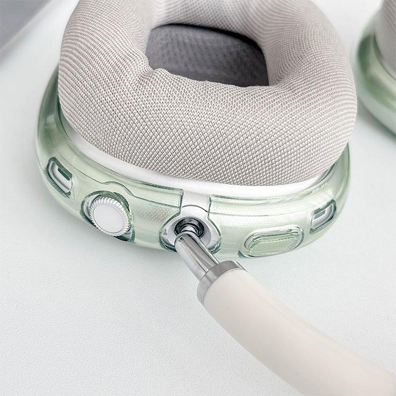 

Прозрачный мягкий моющийся чехол на голову для Airpods Max Tpu защитный чехол