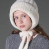 WHITE SANDS Wool Blend Two-Tone Knit Bonnet Hat Serdi (4 Colors)
