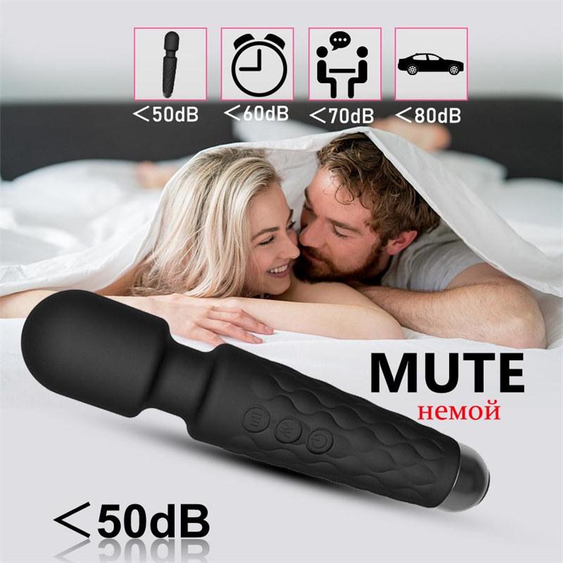 Powerful Magic Wand Vibrators for Women Clitoris Stimulator AV Stick G Spot Massager Female Masturbator Sex Toys for Ladies Couple Games