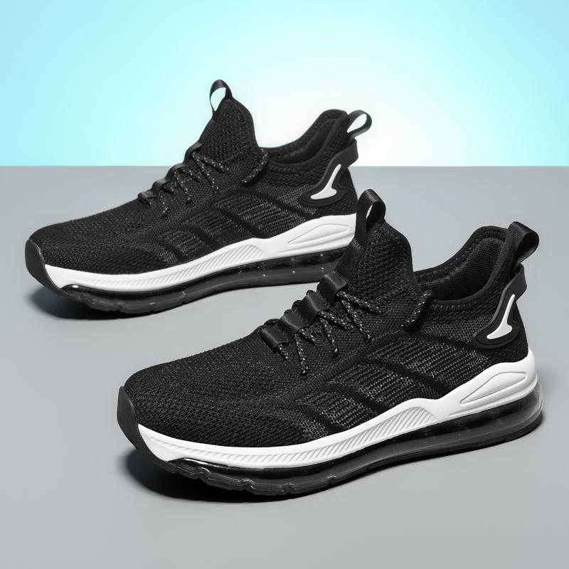 

Men s Running Shoes Air Cushion Men s Spring and Autumn New Trendy Breathable Soft Bottom Men s Casual Sneaker Big 48 Size 38