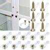 Mirror Clips Transparent Plastic Glass Panel Retainer Clips Cabinet Door Clips Cabinet Door Accessory For Cabinet Doors Kitchen