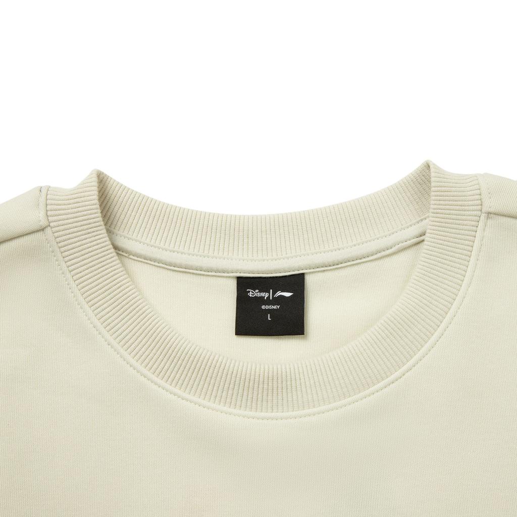 Li Ning Sweatshirts Men's Silver Birch Gray Crew Neck Moderate Other AWDVB25-1