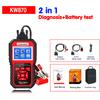 KONNWEI KW870 6V 12V Auto Motorrad Batterietester OBD2 Diagnosewerkzeug Scanner 2-in-1 Startlade Testwerkzeuge