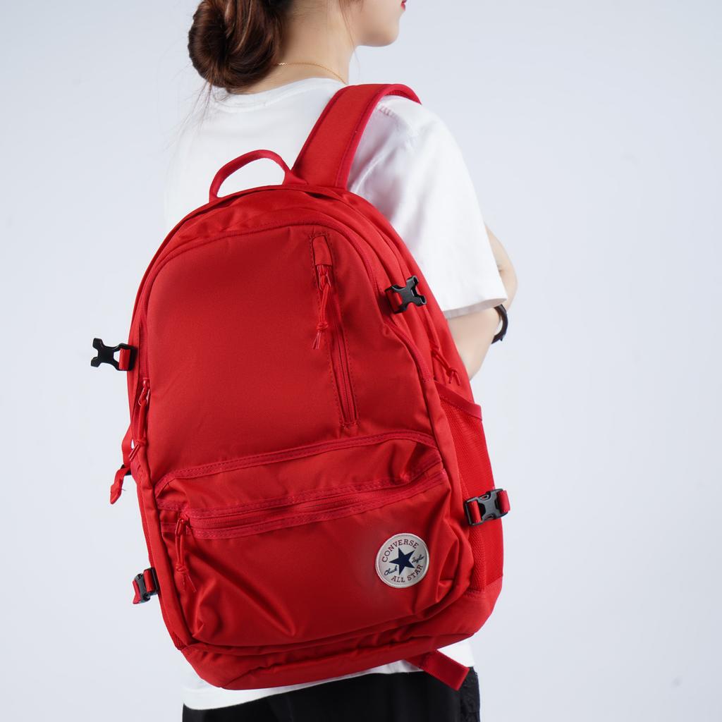 New Converse Mochila Straight Edge Backpack Red 10021138-610