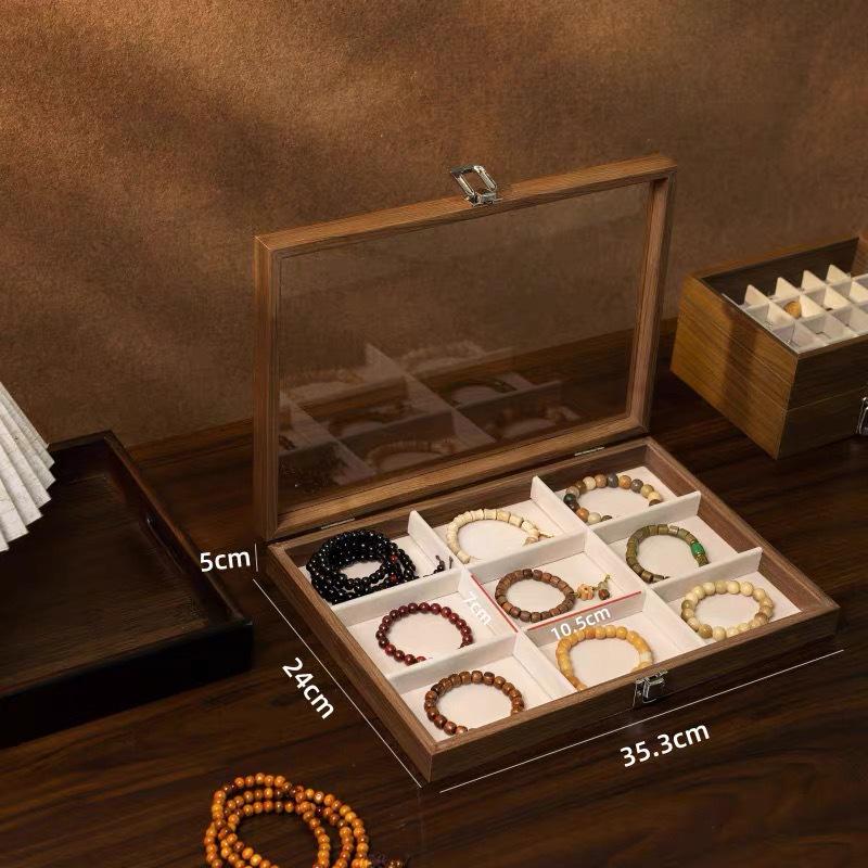 New Dustproof Jewelry Box with Lid for Bracelets & Jade Jewelry