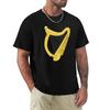 Irish Harp Tshirt Casual Pattern Print Tee Shirt