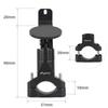 VSYSTO Camera Rotating Recorder Motorcycle Dash Cam Holder Motorcycle/Bicycle Holder, Anti-Theft Stand, 360-Degree Holder,