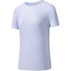 Champion All-Weather Series Solid Color Round Neck Soft Simple Versatile Short Sleeve T-Shirt Women Tops 162620111-7