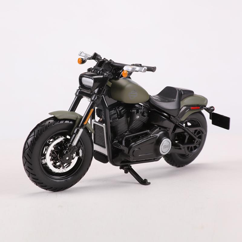 Maisto 1:18 Fat Bob 114 Motorrad Auto Simulation Legierung Auto Modell