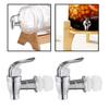 2Pcs Drink Dispenser Faucet Water Jug Spout Reusable Beverage Spigot for Fridge Dining