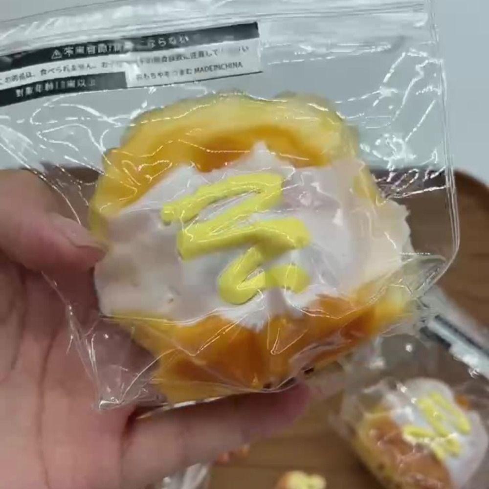 Shiba Inu Cheese Cake Pinch Toy Slow Rebound Cute Dog Pinch Toy Safe Doggy Squeeze Toy  Adults