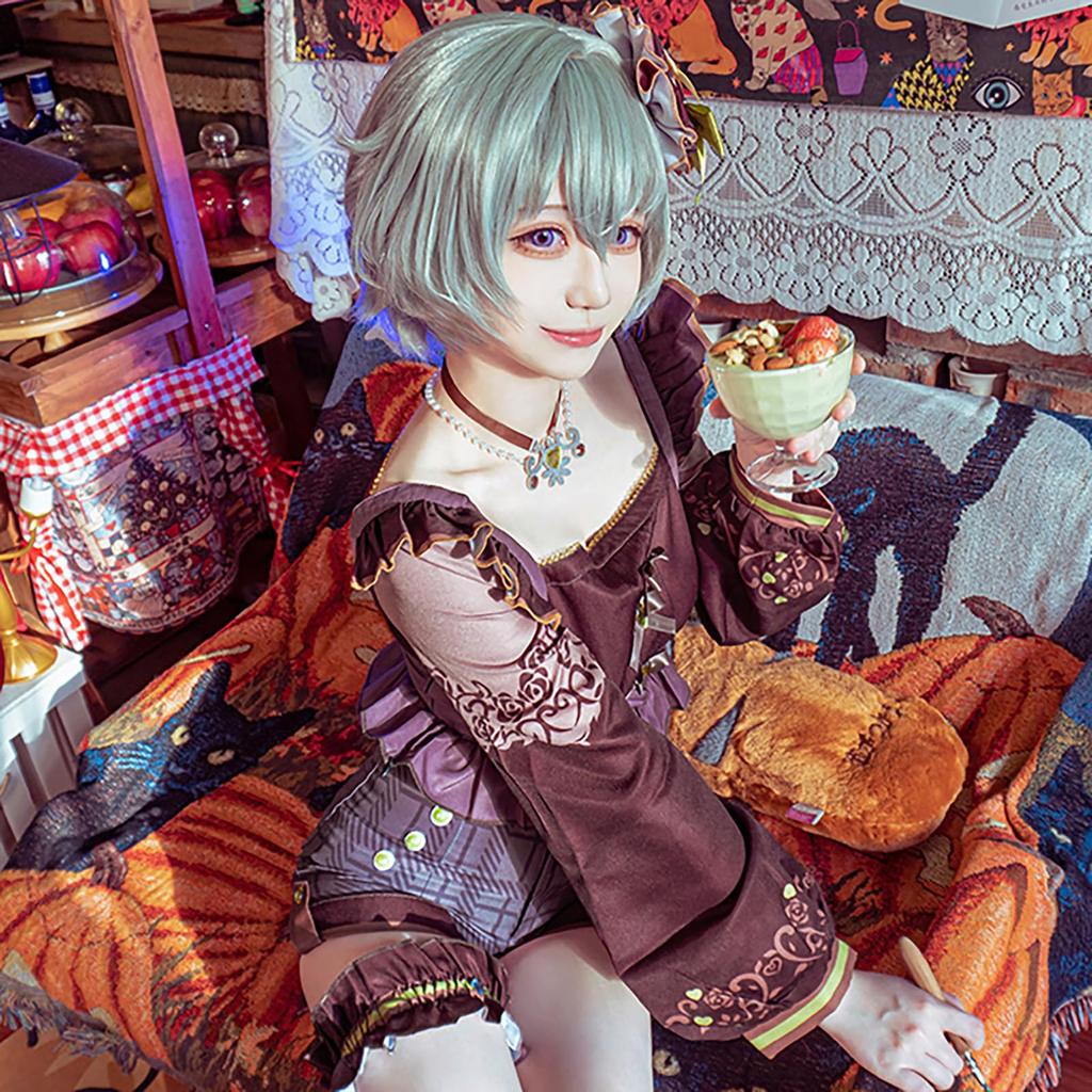 [Milky Time] Project Sekai Nene Kusanagi Cosplay Halloween Shorts in Melty Peppermint