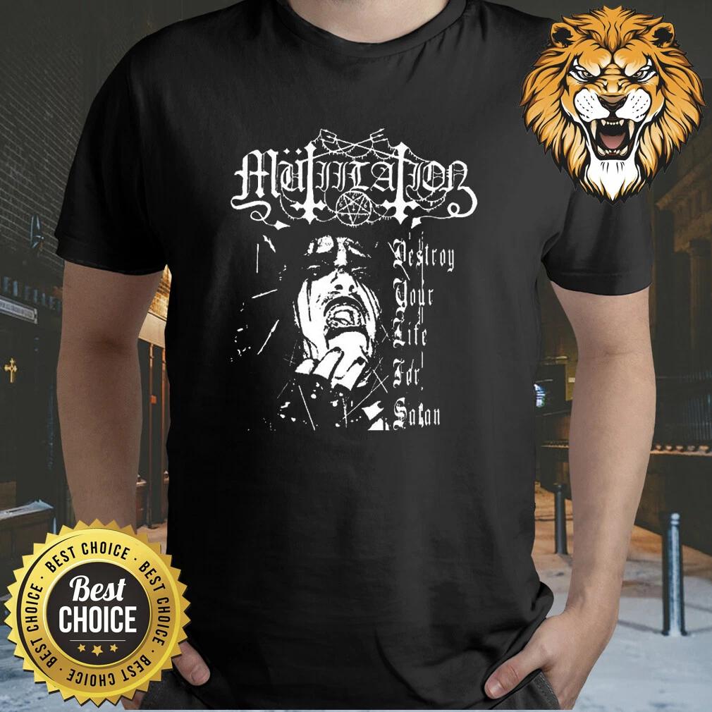 Мужские и женские футболки MUTIILATION Shirt black legions lln vlad tepes moevot belketre black murder XXL
